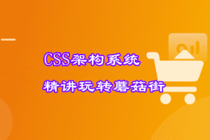 2021必修 首门CSS架构系统精讲 理论+实战玩转蘑菇街【完结】