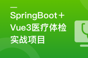 SpringBoot+Vue3+MySQL集群 开发健康体检双系统