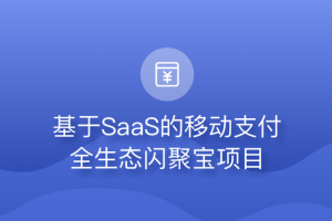 博学谷-基于微服务构建闪聚支付项目-1980元