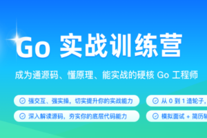 极客时间-Go实战训练营1期|2023年|完结无密