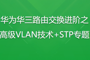 华为华三路由交换进阶之高级VLAN技术+STP专题 | 完结