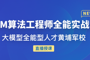 LLM算法工程师全能实战营（包更新）